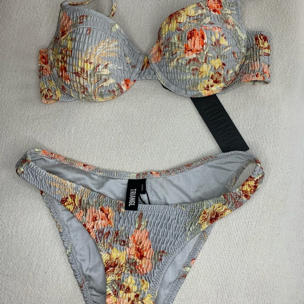 Triangl Floral Bikini Set
